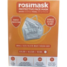 Rosimask | Ffp2 RM12 Small Size - Bordo - 10'lu Kutu