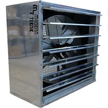 Modern Teknik Kp 100 x 100 Otomatik Panjurlu Sera ve Kümes Fanı 0,55 Kw 20.000 M³/h Trifaze