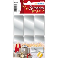 Herma Etiket Gümüş Dikdortgen 26 x 54 mm