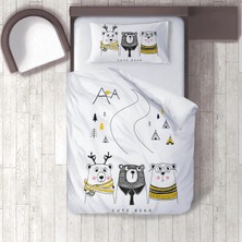 instababyrooms Dijital Baskılı 160CM x 220CM Çocuk Odası Çarşafsız Nevresim Takımı Model 1400