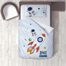 instababyrooms Dijital Baskılı 160CM x 220CM Çocuk Odası Çarşafsız Nevresim Takımı Model 112