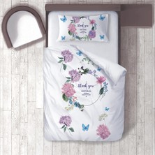 instababyrooms Dijital Baskılı 160CM x 220CM Çocuk Odası Çarşafsız Nevresim Takımı Model 025