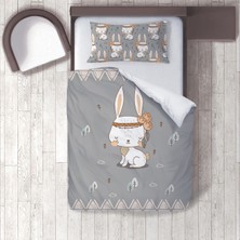 instababyrooms Dijital Baskılı 160CM x 220CM Çocuk Odası Çarşafsız Nevresim Takımı Model 1336