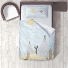 instababyrooms Dijital Baskılı 160CM x 220CM Çocuk Odası Çarşafsız Nevresim Takımı Model 1329