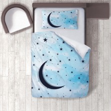 instababyrooms Dijital Baskılı 160CM x 220CM Çocuk Odası Çarşafsız Nevresim Takımı Model 208