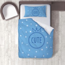 instababyrooms Dijital Baskılı 160CM x 220CM Çocuk Odası Çarşafsız Nevresim Takımı Model 232