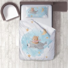 instababyrooms Dijital Baskılı 160CM x 220CM Çocuk Odası Çarşafsız Nevresim Takımı Model 158