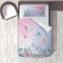 instababyrooms Dijital Baskılı 160CM x 220CM Çocuk Odası Çarşafsız Nevresim Takımı Model 266