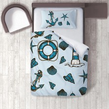 instababyrooms Dijital Baskılı 160CM x 220CM Çocuk Odası Çarşafsız  Nevresim Takımı Model 1332