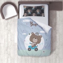 instababyrooms Dijital Baskılı 160CM x 220CM Çocuk Odası Çarşafsız Nevresim Takımı Model 251