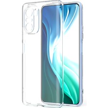 Hesaplı Dünya Xiaomi Poco F3 Kılıf Renksiz Şeffaf Silikon Kamera Korumalı Kks