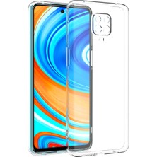 Hesaplı Dünya Xiaomi Redmi Note 9s Kılıf Renksiz Şeffaf Silikon Kamera Korumalı Kks