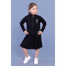 Toontoy Kids Kız Çocuk Arma Detaylı Etekli Takım