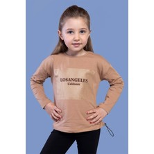 Toontoy Kids Kız Çocuk Baskılı Tişört