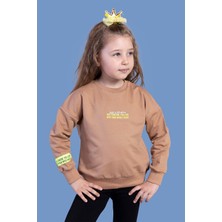 Toontoy Kız Çocuk Baskılı Sweatshirt