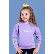 Toontoy Kids Kız Çocuk Baskılı Sweatshirt