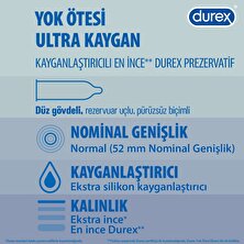 Durex Yok Ötesi Ultra Kaygan 60'lı İnce Prezervatif