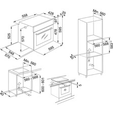 Franke Ankastre Set (Fdf Eg6 60 Xs Davlumbaz Fhnl 705 4g Tc Xs E Ocak Fsl 86 H Xs Fırın Fsl 20 Mw Xs Mikrodalga Inox Smart Linear)