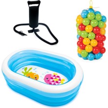 Intex Bebek Havuz Pilsan 100 Top ve Pompa