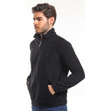 Slazenger SOLID IN Erkek Polar Siyah