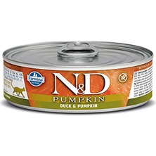 N&d Balkabağı Ördekli Yetişkin Kedi Konservesi 6X80 gr