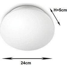 Çağatay Elektrik 12 W Sıva Üstü LED Moonlıght Armatür Beyaz Işık 6400K