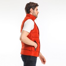 Slazenger ZULA IN Erkek Slim Fit Yelek Turuncu