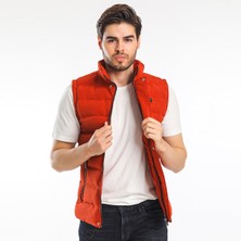 Slazenger ZULA IN Erkek Slim Fit Yelek Turuncu