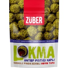 Züber Lokma Antep Fıstığı Kaplı Kakaolu Fındık Ezmeli Meyve Topu 96 gr x 3