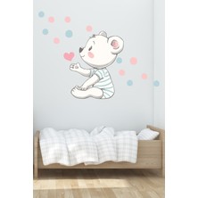 Echo Home Bebek Ayıcık Çocuk Odası ve Okul Duvar Sticker Seti