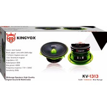 Kingvox Kv - 1313 13 Cm Profesyonel 2'Li Midrange Hoparlör Takımı