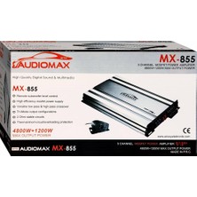 Audiomax Mx 855 Oto Anfisi (5 Kanal Bas Kontrollü)