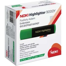 Noki Fosforlu Kalem Yeşil 10'lu