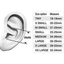 DOC'S PROPLUGS Kulak Tıkacı, Kutulu, Delikli, Dalış için XL
