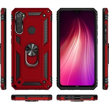 Eabhulie Xiaomi Redmi Note 8 İçin Çift Katmanlı Halkalı Standlı ShockProof Kılıf (Yurt Dışından)