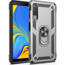 Eabhulie Samsung Galaxy A7 2018 İçin Çift Katmanlı Halkalı Standlı ShockProof Kılıf (Yurt Dışından)