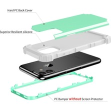 Eabhulie iPhone 11 İçin Pc Yumuşak Tpu Bumper 3'ü 1 Arada Koruma ShockProof Kılıf (Yurt Dışından)