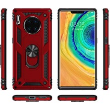 Eabhulie Huawei Mate 30 Pro İçin Çift Katmanlı Halkalı Standlı ShockProof Kılıf (Yurt Dışından)