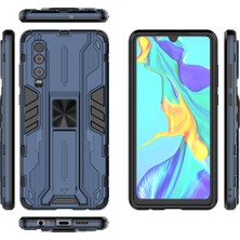 Eabhulie Huawei P30 İçin Çift Katmanlı Pc Tpu Bumper Kaymaz ShockProof Korumalı Kılıf (Yurt Dışından)