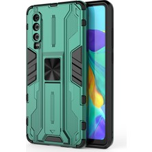 Eabhulie Huawei P30 İçin Çift Katmanlı Pc Tpu Bumper Kaymaz ShockProof Korumalı Kılıf (Yurt Dışından)