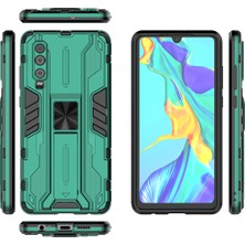 Eabhulie Huawei P30 İçin Çift Katmanlı Pc Tpu Bumper Kaymaz ShockProof Korumalı Kılıf (Yurt Dışından)