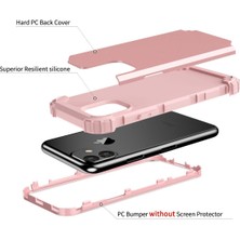 Eabhulie iPhone 11 İçin Pc Yumuşak Tpu Bumper 3'ü 1 Arada Koruma ShockProof Kılıf (Yurt Dışından)