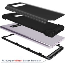 Eabhulie Samsung Galaxy Note 8 İçin Pc Yumuşak Tpu Bumper 3'ü 1 Arada Koruma ShockProof Kılıf (Yurt Dışından)