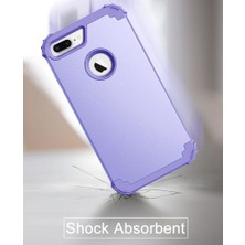 Eabhulie iPhone 7 Plus / 8 Plus İçin Pc Yumuşak Tpu Bumper 3'ü 1 Arada Koruma ShockProof Kılıf (Yurt Dışından)