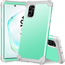 Eabhulie Samsung Galaxy Note 10 Plus / Note 10+ 5G İçin Pc Yumuşak Tpu Bumper 3'ü 1 Arada Koruma ShockProof Kılıf (Yurt Dışından)