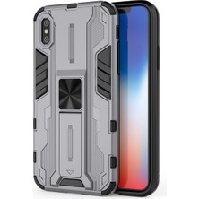 Eabhulie iPhone X / iPhone XS İçin Çift Katmanlı Pc Tpu Bumper Kaymaz ShockProof Korumalı Kılıf (Yurt Dışından)