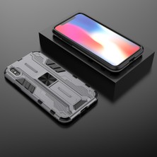 Eabhulie iPhone X / iPhone XS İçin Çift Katmanlı Pc Tpu Bumper Kaymaz ShockProof Korumalı Kılıf (Yurt Dışından)