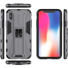 Eabhulie iPhone X / iPhone XS İçin Çift Katmanlı Pc Tpu Bumper Kaymaz ShockProof Korumalı Kılıf (Yurt Dışından)