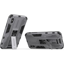 Eabhulie iPhone X / iPhone XS İçin Çift Katmanlı Pc Tpu Bumper Kaymaz ShockProof Korumalı Kılıf (Yurt Dışından)