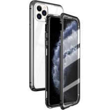 iPhone 11 İçin 360 Derece Tam Koruma Şeffaf Manyetik Kılıf (Yurt Dışından)